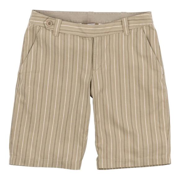 The North Face Tan Mendocino Stripe Shorts 10 EUC - Picture 1 of 6